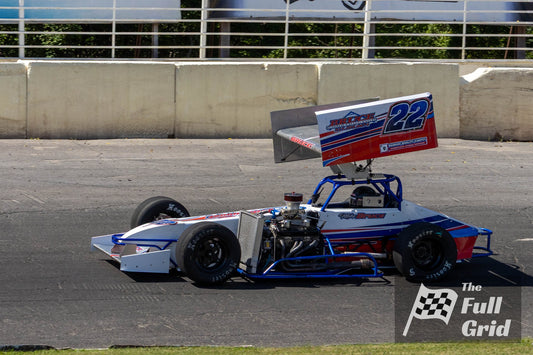 Mike Bruce — Car #22 — 350 Supermodified — Photo 1